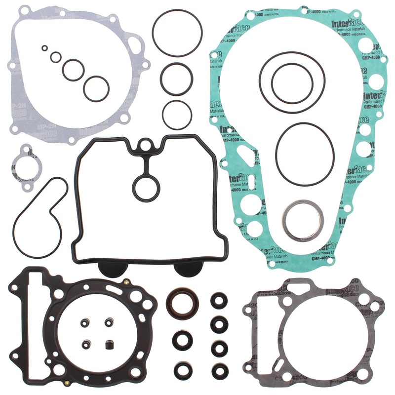 Vertex 811847 Gaskets 04-08 Arctic Cat 400 DVX Complete Gasket Kit w/ Oil Seals