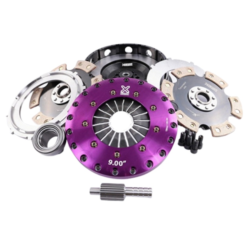 XClutch Twin-Disc Solid Ceramic Clutch Kit with Flywheel | 2011 BMW 1 Series M, 2011-2015 BMW 335i, and 2011-2013 BMW 135i (XKBM23596-2E)