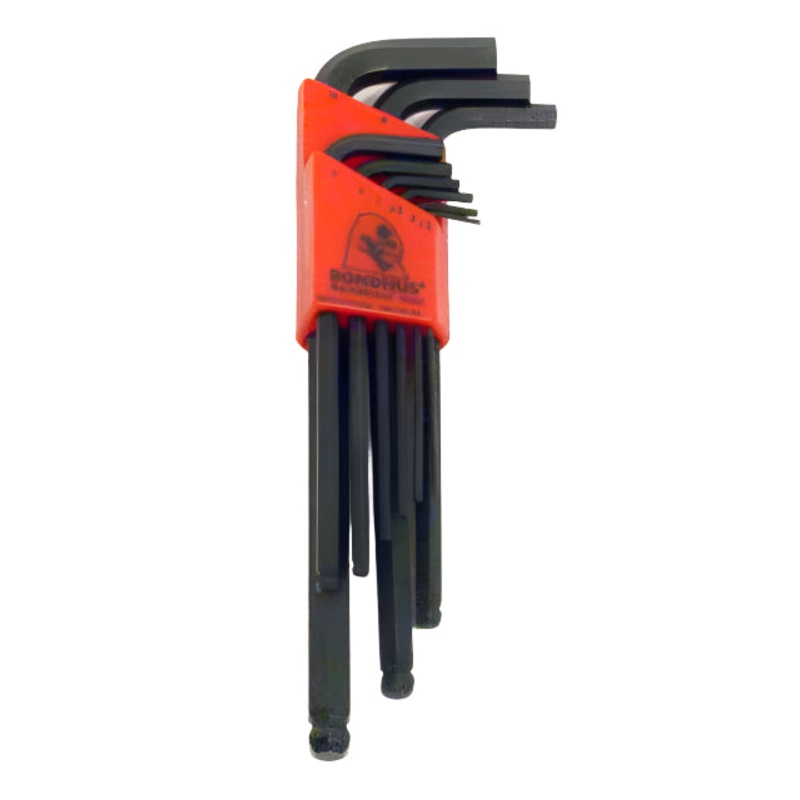 10999 Metric L Allen Wrench Set, 9 Piece Set