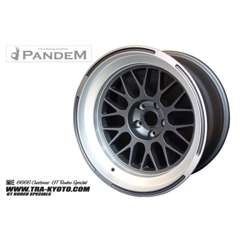 GReddy Pandem 6666 Wheels 18x9.5 -30 5-114.3 Gunmetal