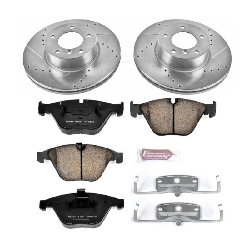 PowerStop Power Stop 08-10 BMW 328i Front Z23 Evolution Sport Brake Kit