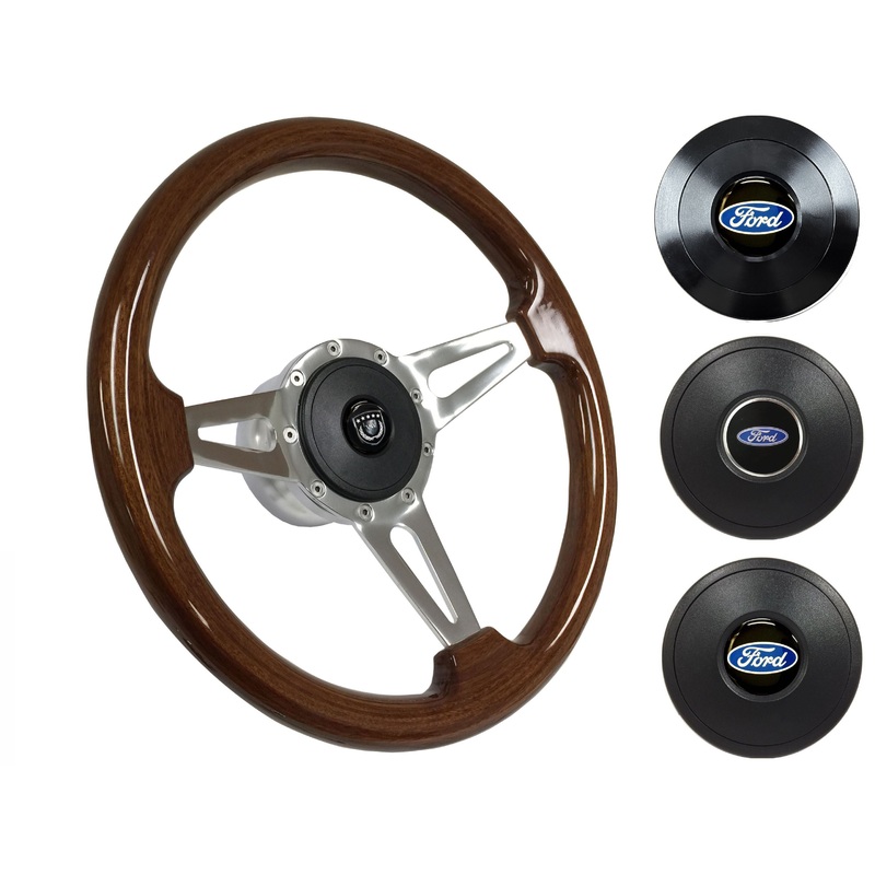 1965-69 Ford Ranchero Steering Wheel Kit | Mahogany Wood | ST3078