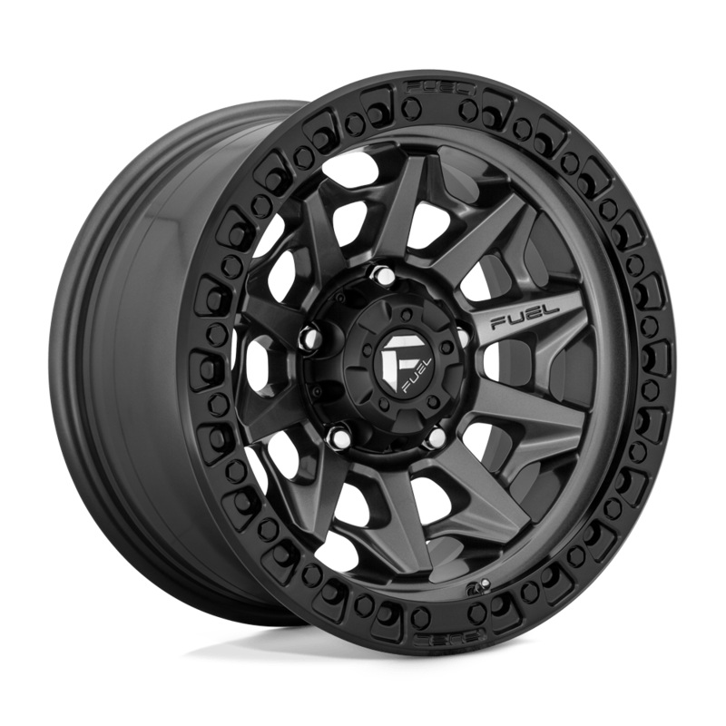 Fuel Wheels D716 Covert 16" 5x139.7 Matte Gun Metal Black Bead Ring