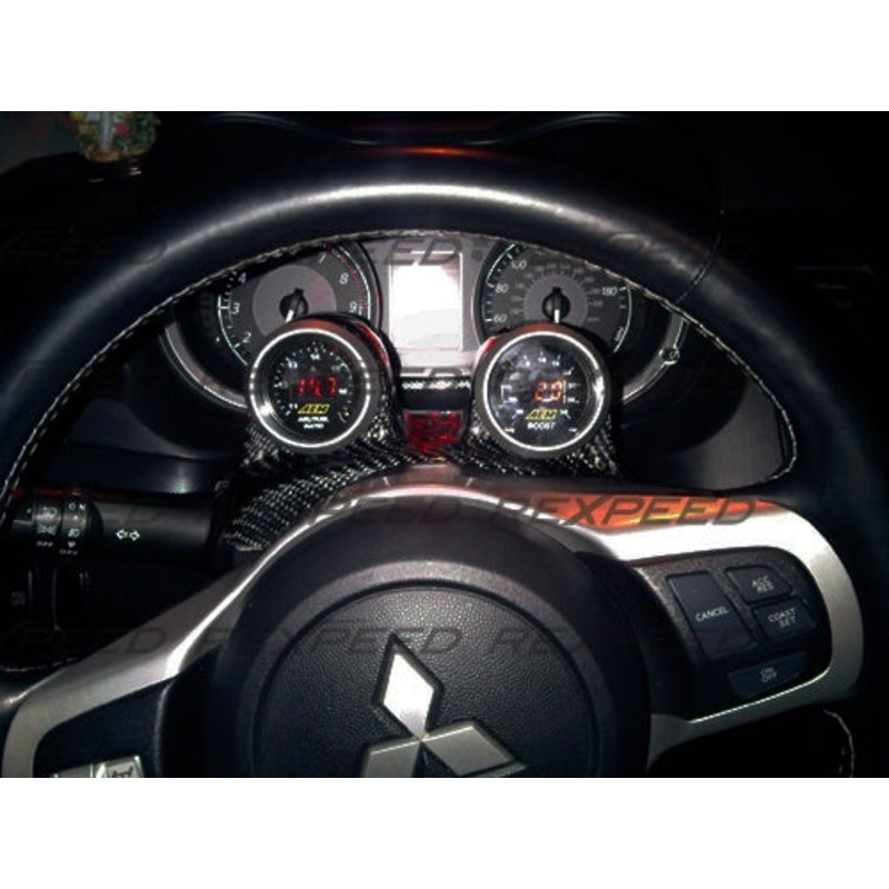 Rexpeed Steering Wheel Carbon Double Pod Mitsubishi Evo X 2008-2015 | R149A