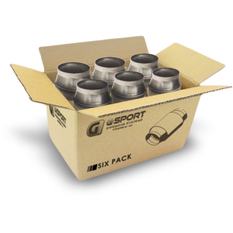GESI G-Sport 400 CPSI GEN 4" x 4" Compliant 3.0in Inlet/Outlet Catalytic Converter (50230)