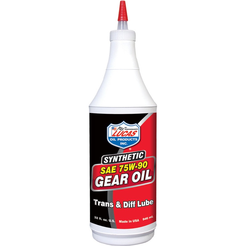 Synthetic Gear Oil 75W90 Qt by Lucas Oil
