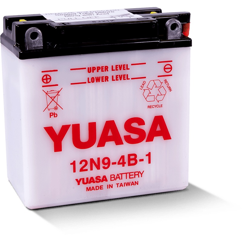 Yuasa 12N9-4B-1 Conventional 12 Volt Battery
