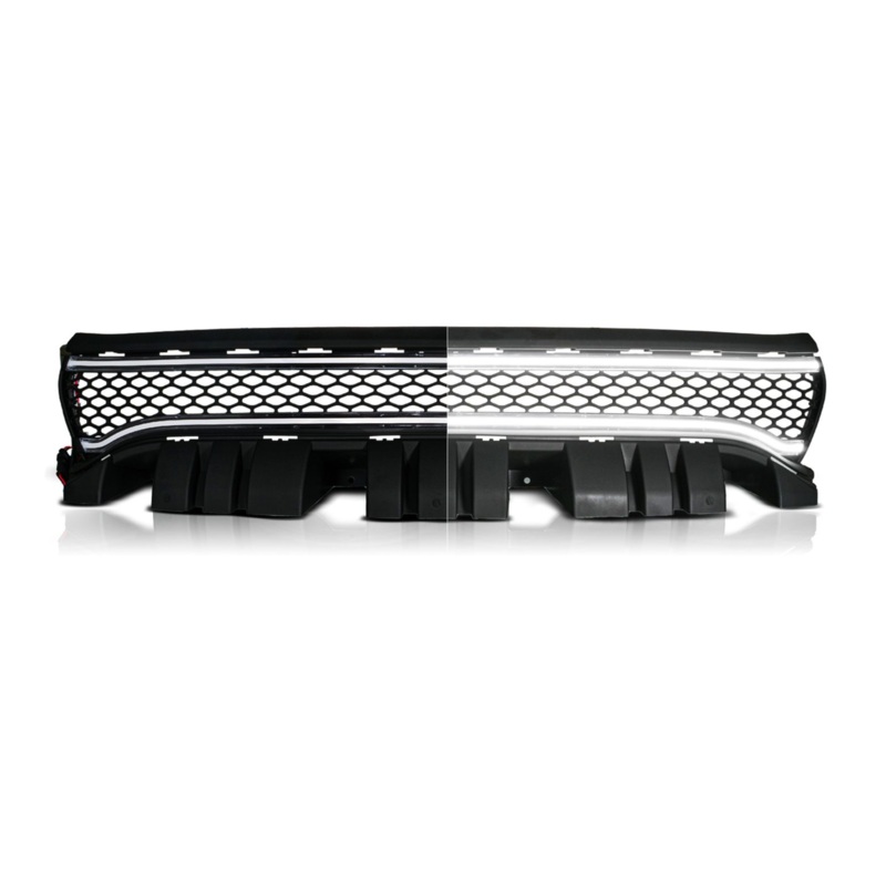 2015-2023 Dodge Charger Nexum Series Black LED Grille w/ Ignition Initiation Feature & Running Light Bar