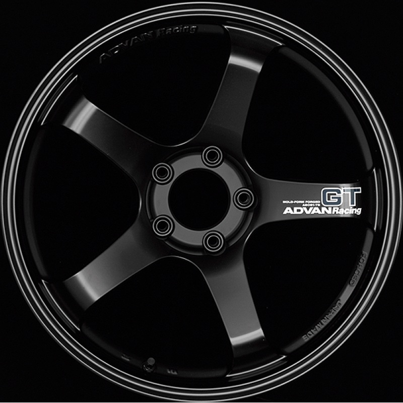 Advan GT 19x10.5 +15mm 5-114.3 Racing Semi Gloss Black Wheel