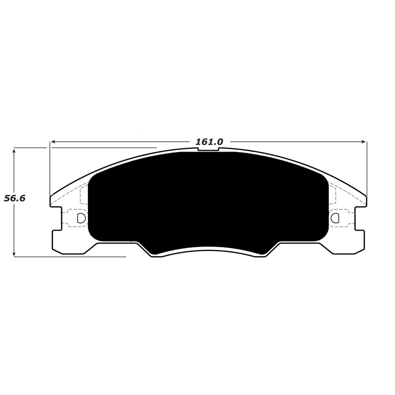 Porterfield Brake Pads for 2010 FORD FOCUS