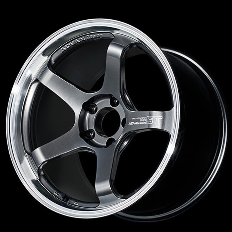 Advan GT Beyond Wheel - 17x9.5 +45 | 5x114.3 | Machining & Hyper Platinum Black