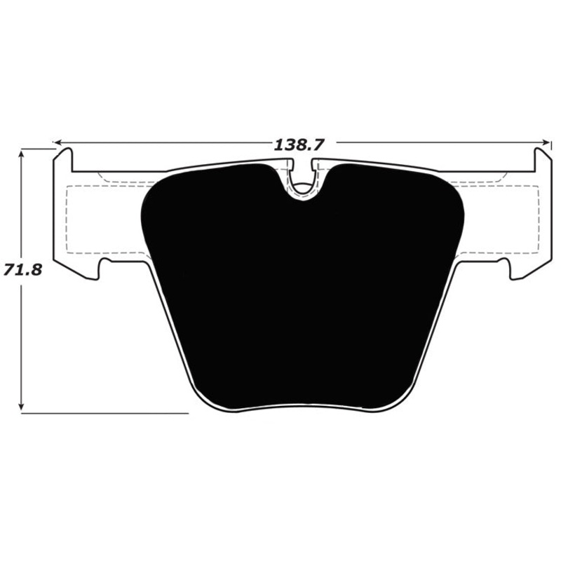 Porterfield Brake Pads for 2013 MERCEDES-BENZ S65 AMG - w/Iron Discs