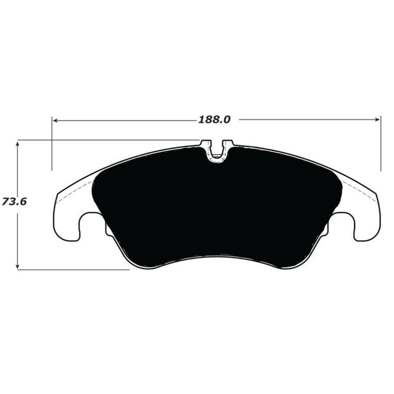Porterfield Brake Pads for 2017 AUDI A6 - 2.0T w/TWR Caliper
