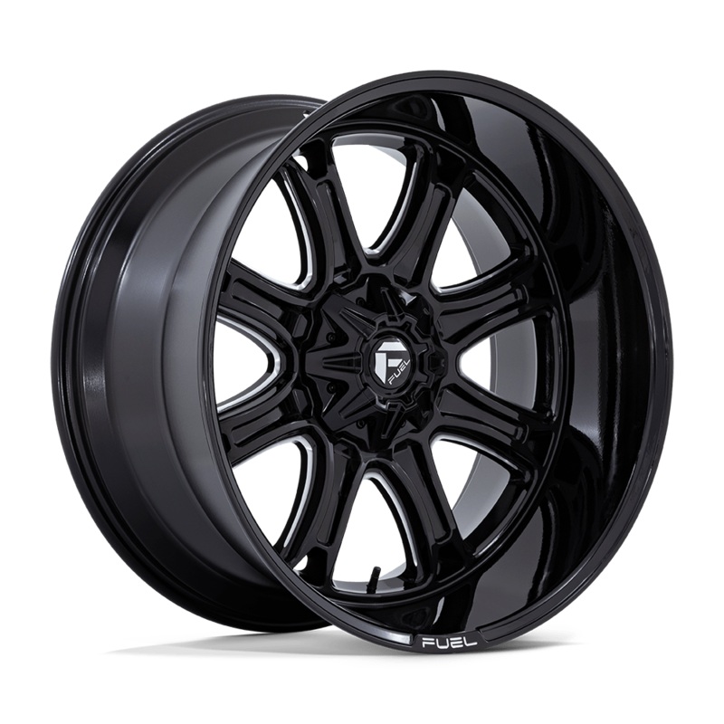 Fuel Wheels Darkstar 22" 6x135/6x139.7 Gloss Black Milled