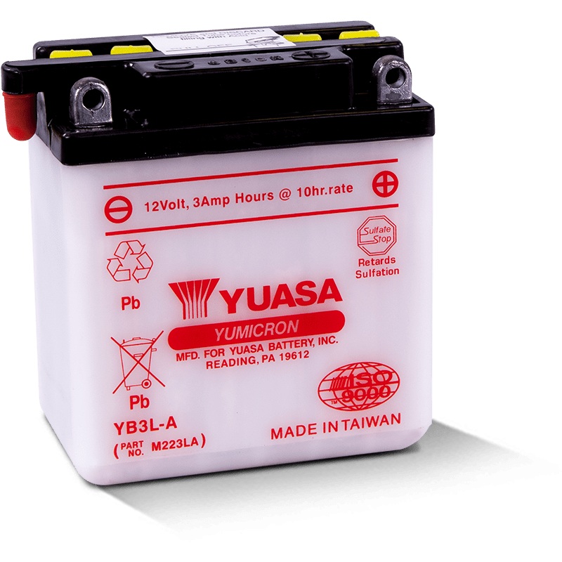 Yuasa YB3L-A Yumicron 12-Volt Battery