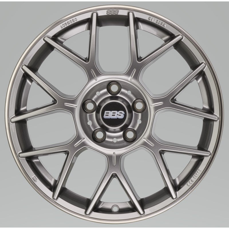 BBS XR 20x8.5 5x108 ET40 Platinum Gloss Wheel -70mm PFS/Clip Required