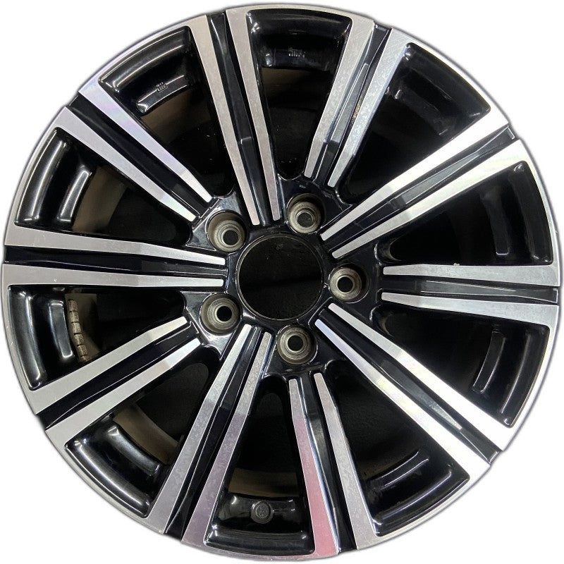 21" LEXUS LX570 19 alloy 21x8.5 10 spoke machined black Original OEM Wheel Rim