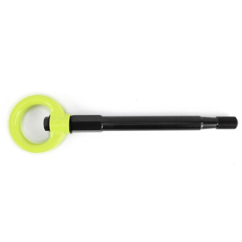 PERRIN 08-14 Subaru WRX & STI / 08-11 Impreza / 05-09 Legacy Tow Hook Kit (Front) - Neon Yellow
