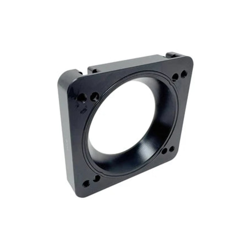 Torque Solution [06-21 STI, 08-14 WRX] Big Bore 76mm Throttle Body Adapter-Black | TS-SU-870O-BK