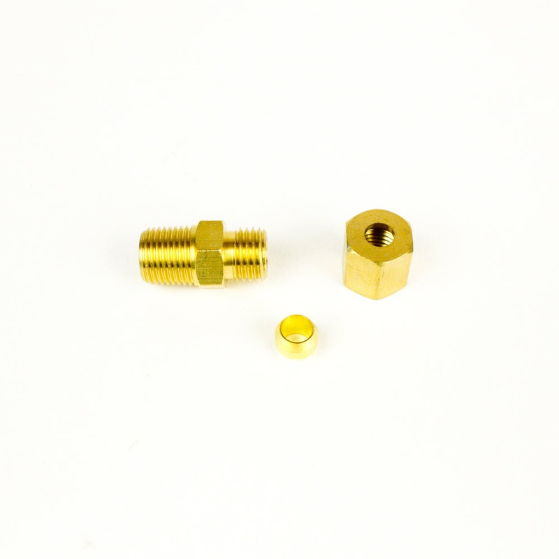 1/8in NPT Straight Compression Fitting