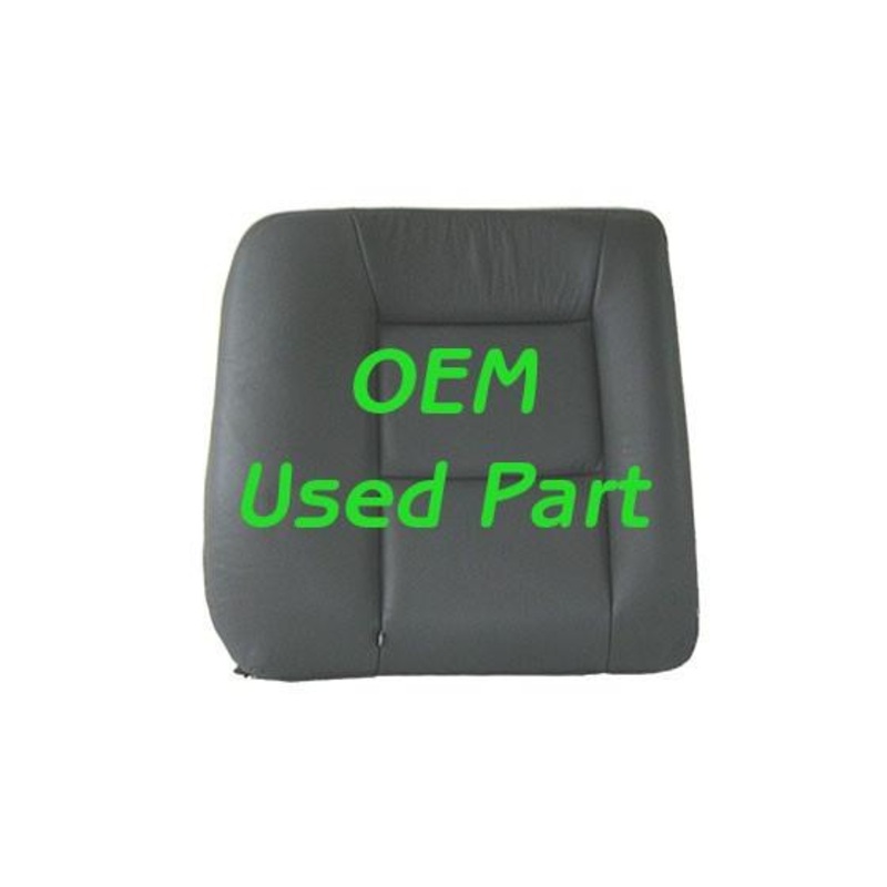 Rear Seat Back Rest RH Passenger Side Dark Grey Leather OEM USED