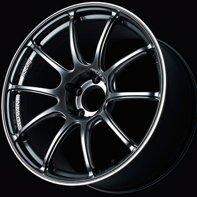 Advan RZII Wheel - 17x7.5 +48 | 5x114.3 | Racing Hyper Black & Ring