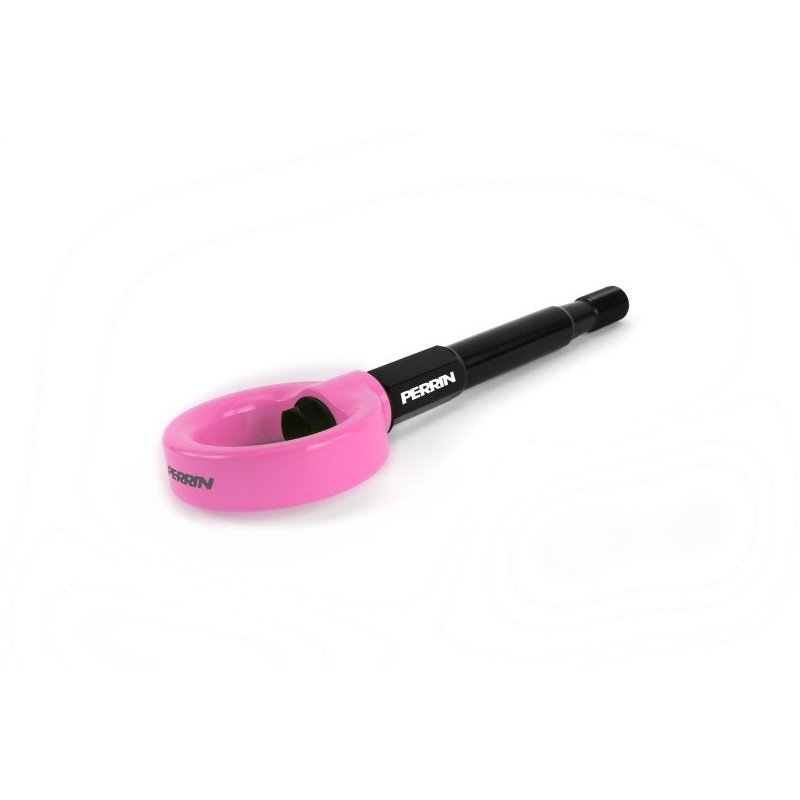 Perrin [18-21 WRX / 18-21 STI / 13-22 BRZ / 13-16 FRS / 17-21 GT86] Front Tow Hook Hyper Pink | PSP-BDY-235HP