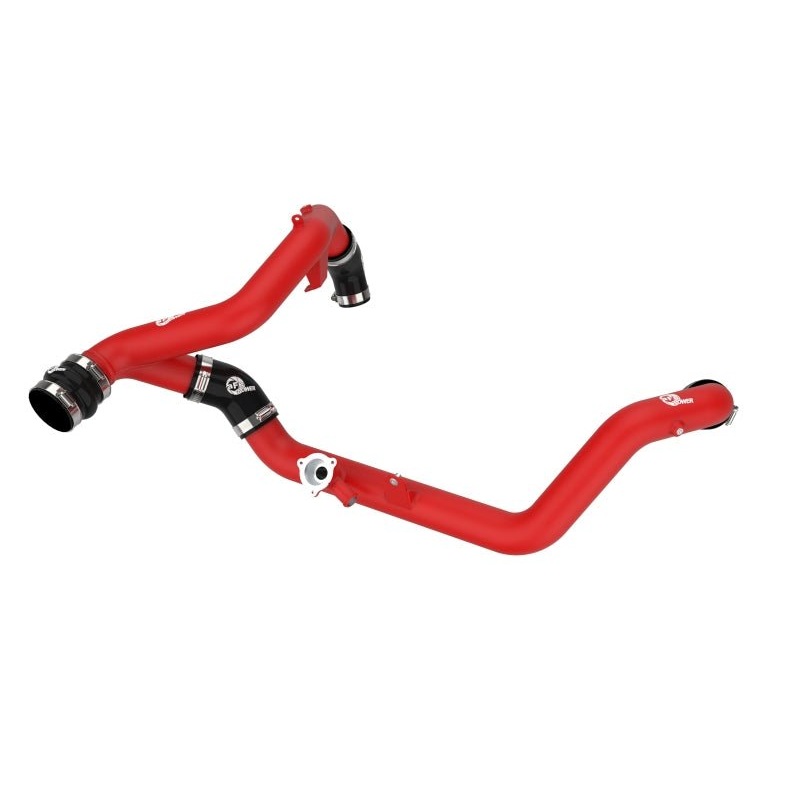 aFe Bladerunner 2-1/4 IN Aluminum Hot Charge Pipe Black 20-25 3.0tt Ford Explorer/Explorer ST