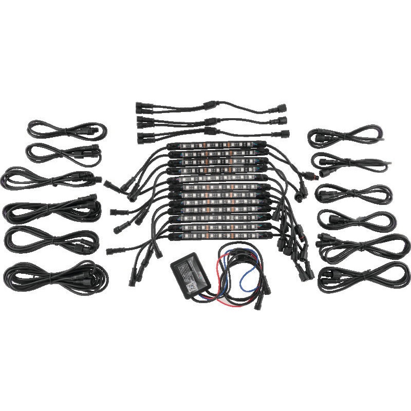 DragonFire Racing Rgb Accent Light Kit Bt 12Pc