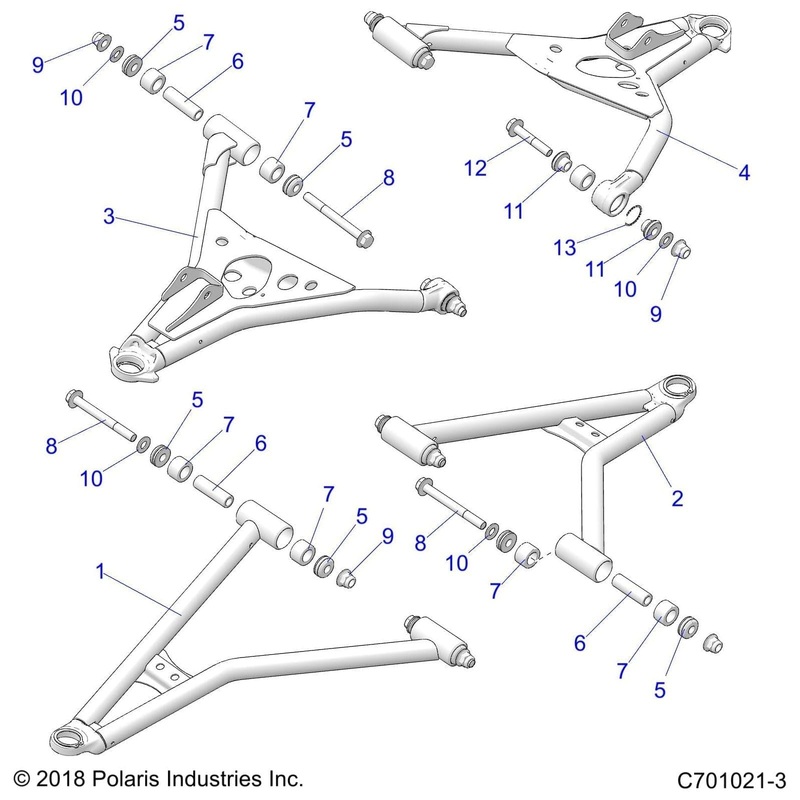 Weld-Ctrl Arm,Lower,Frt,Lh,50,Rd by Polaris