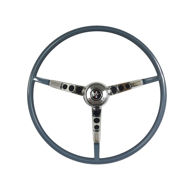 1964.5 Ford Mustang Blue Steering Wheel Kit | ST3033BLUE-KIT