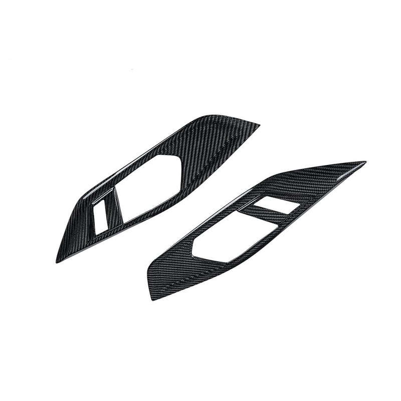 AutoTecknic Dry Carbon Interior Door Handle Trim Set - G22 4-Series