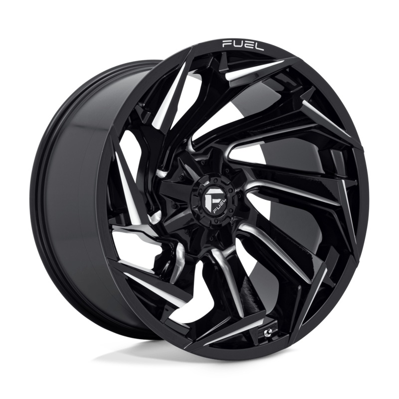 Fuel Wheels D753 Reaction 22" 8x170 Gloss Black Milled