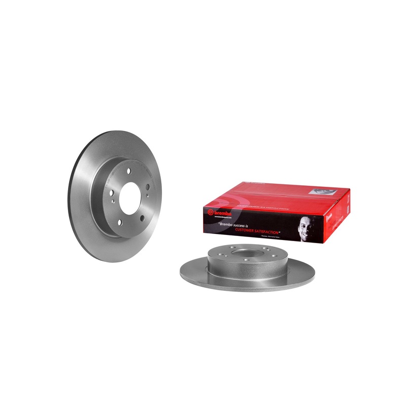 PRIME UV Coated Rear Disc Brake Rotor - 08.8065.11