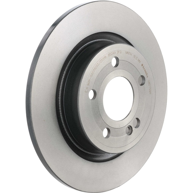 PRIME UV Coated Rear Disc Brake Rotor - 08.D759.11