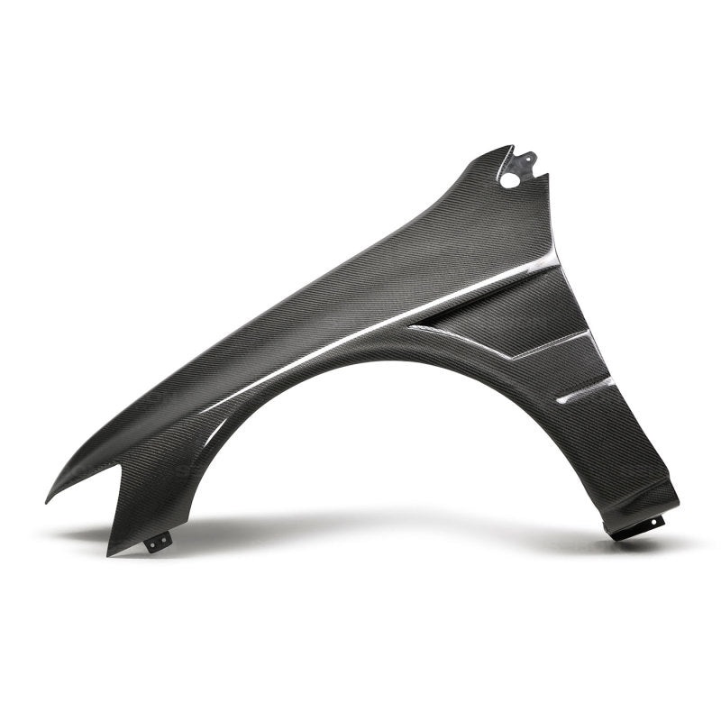 SEIBON 10mm Wider Carbon Fiber Front Fenders - 03-07 Mitsubishi Lancer Evolution 7-9 (CT9A)