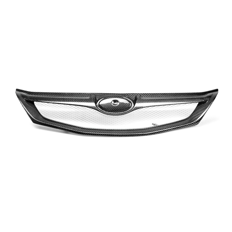 Seibon STI-Style Carbon Fiber Front Grille for 2008-2010 Subaru WRX/STi