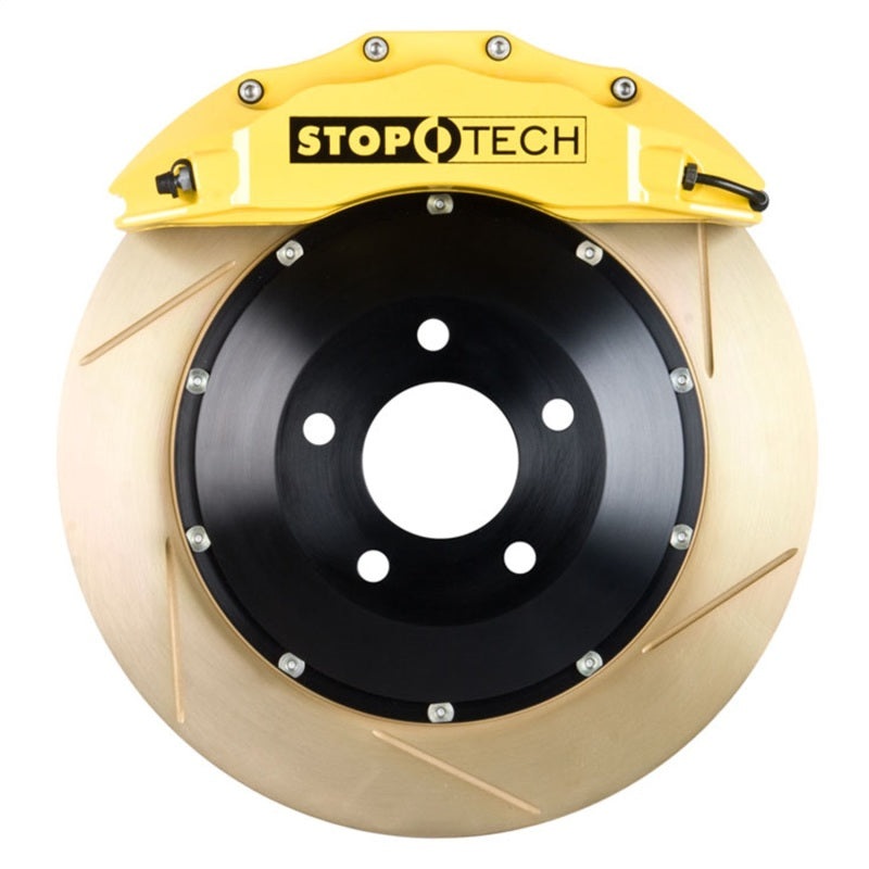 StopTech 09-18 BMW 528i/535i/550i ST-60 Red Drilled Calipers 380x35mm Rotors Front Big Brake Kit