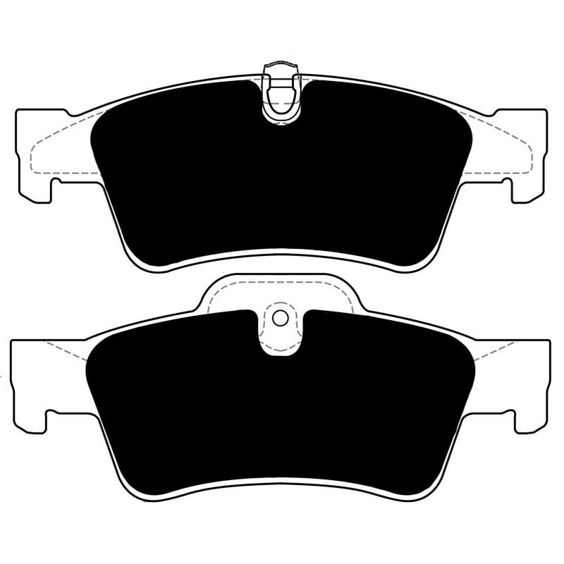 Porterfield Brake Pads for 2008 MERCEDES-BENZ GL550 350mm Front Disc