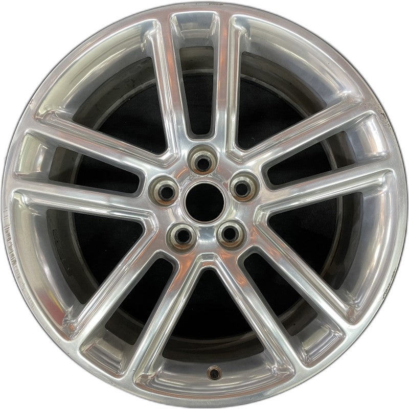19" MUSTANG 16 19x8.5 aluminum 10 spoke straight spoke polished 5 split spokes Original OEM Wheel Rim