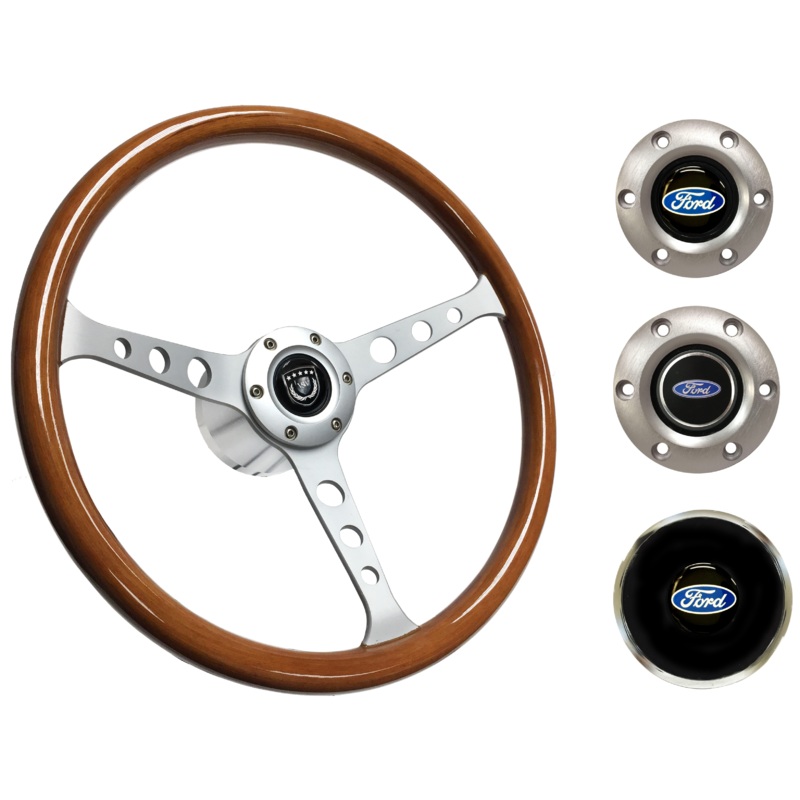 1965-68, 70-77 Ford Truck Steering Wheel Kit | Classic Wood | ST3578