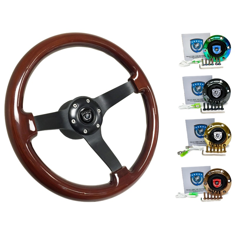 1986-90 BMW M3 Steering Wheel Kit | Mahogany Wood |  ST3127