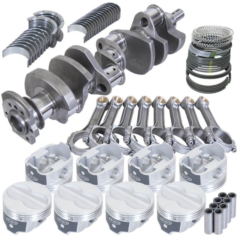 Eagle Chevy 350 3.750in Int Balance Crank 5.700in I-Beam Rod -10cc 4.040in Pistons Rotating Assembly