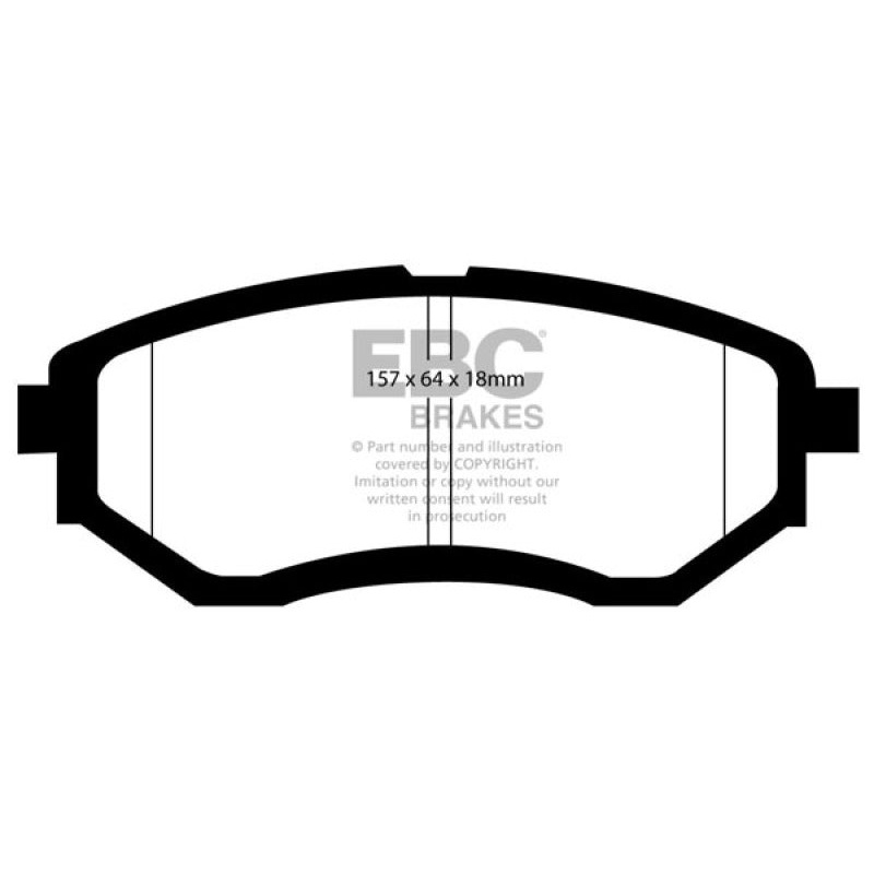 EBC 16-21 Subaru WRX 2.0T Yellowstuff Front Brake Pads