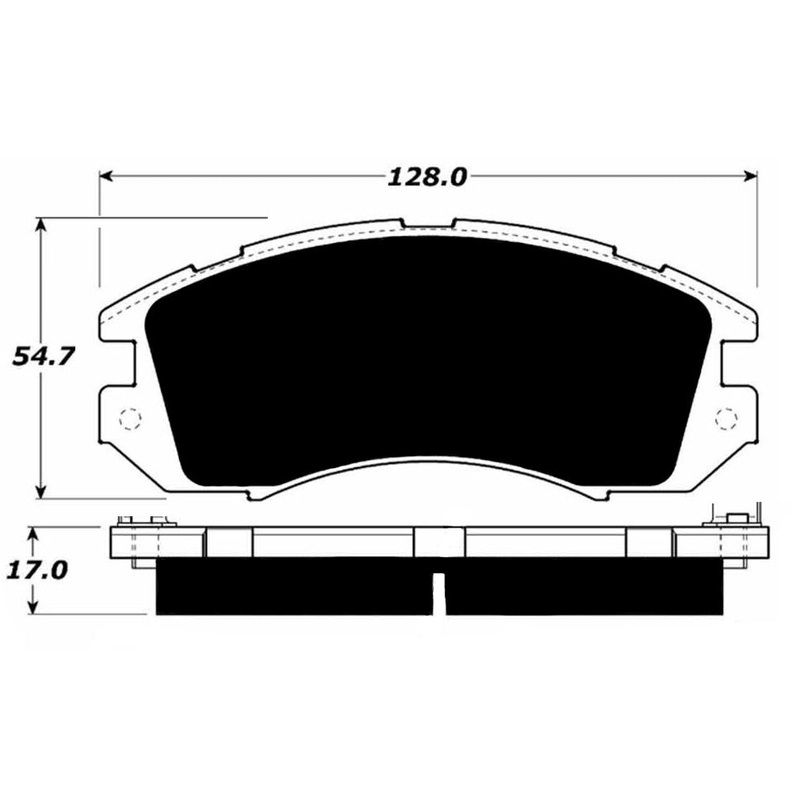 Porterfield Brake Pads for 1992 SUBARU IMPREZA SEDAN 2WD