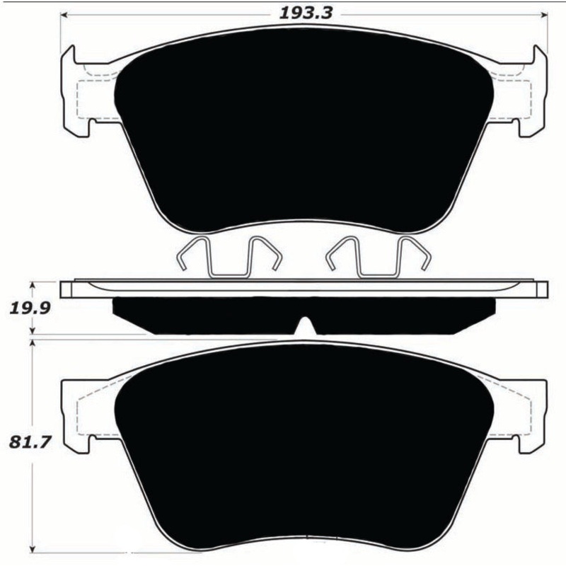 Porterfield Brake Pads for 2014 BENTLEY FLYING SPUR