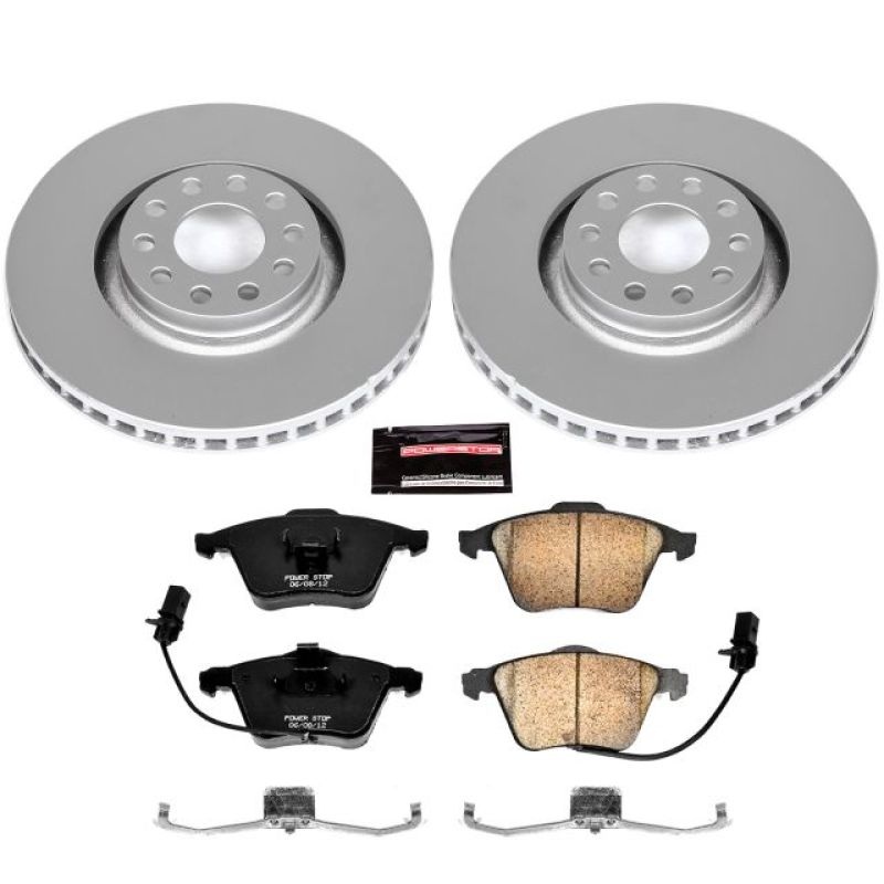 PowerStop Power Stop 05-09 Audi A4 Front Z23 Evolution Sport Coated Brake Kit