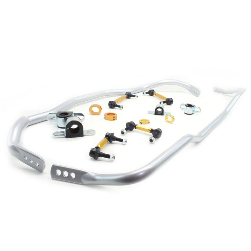 Whiteline 15-20 Ford Mustang GT/GT Premium/EcoBoost/EcoBoost Premium Front & Rear Sway Bar Kit