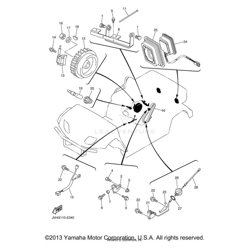Wire, Sub-Lead by Yamaha