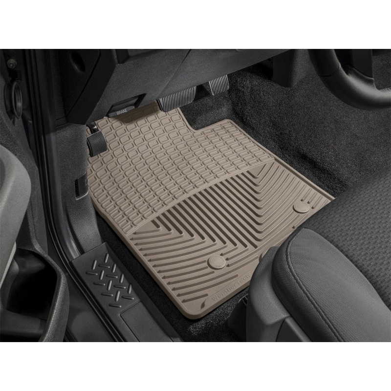 WT Rubber Mats - Front - Tan